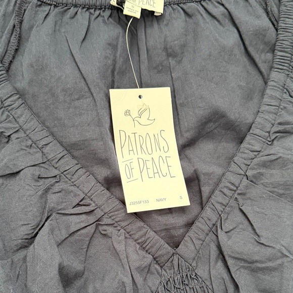 Patrons of Peace Deep Blue Long Sleeve Dress - Picture 3 of 6